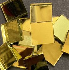NEW - Gold Mirror Tiles